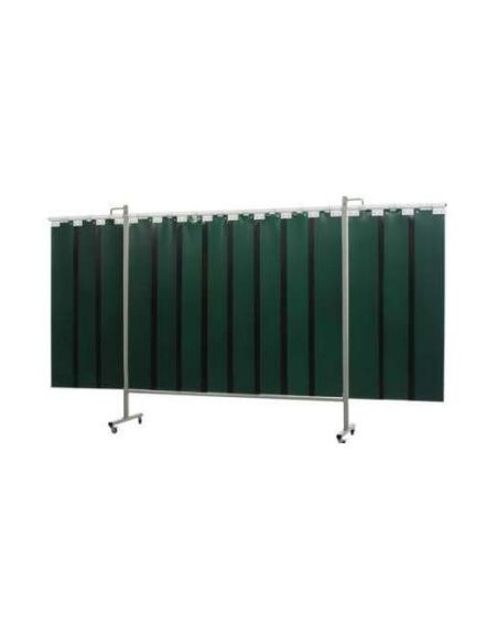 Mampara cortina verde de soldadura 200x200 CTS
