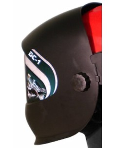 Careta de soldar DC-1 negra PREPARADA PARA CASCO 