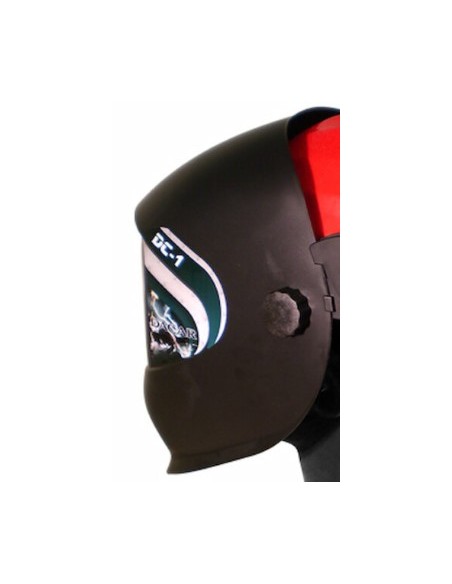 Careta de soldar DC-1 negra PREPARADA PARA CASCO 