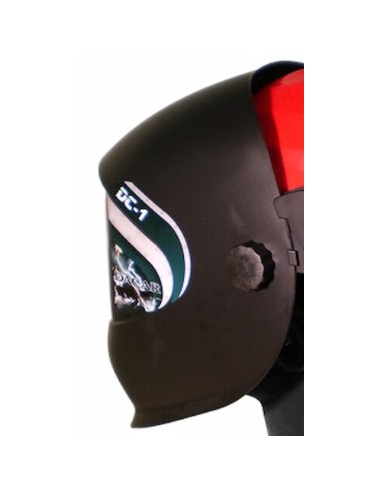 Careta de soldar DC-1 negra PREPARADA PARA CASCO 