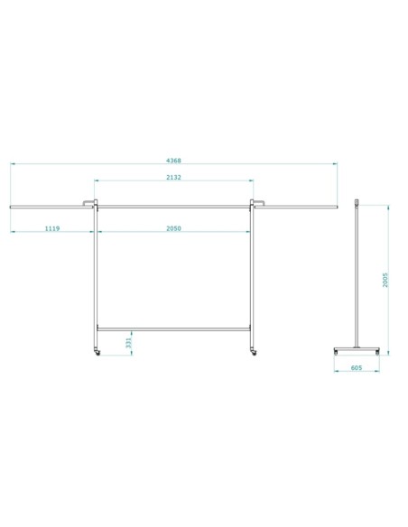 Soporte y Cortina para soldadura  T-9 2000 * 2013