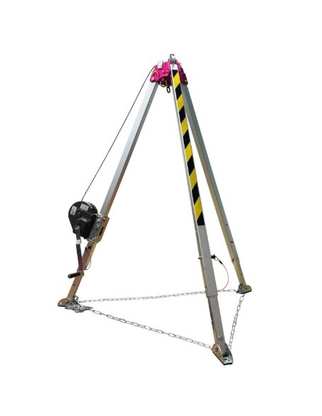 Kit Trípode seguridad c/rescatador y polea built-i