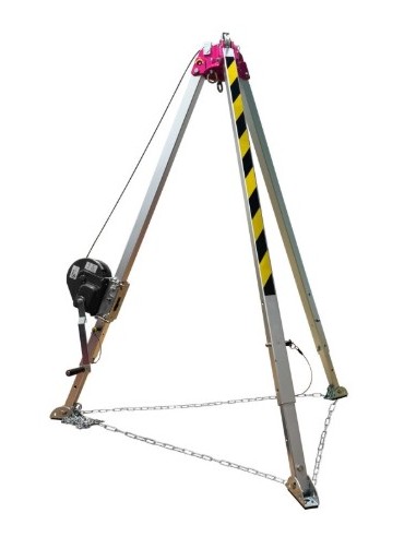 Kit Trípode seguridad c/rescatador y polea built-i