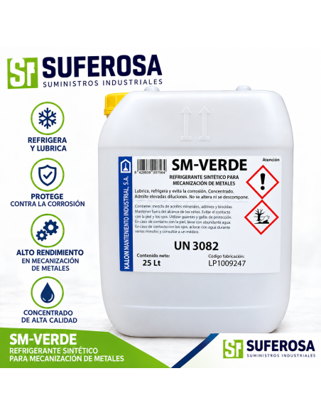 Taladrina verde 25 litros