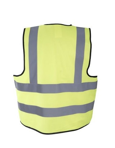 CHALECO DE ALTA VISIBILIDAD  CON CREMALLERA 