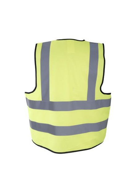 CHALECO DE ALTA VISIBILIDAD  CON CREMALLERA 